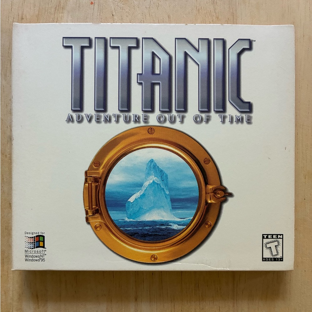 Titanic: Adventure Out of Time PC Game 1996 2 Discs Includes Manual
